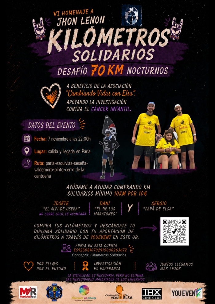 KM Solidarios Desafío 70 km Nocturnos 2026 Parla